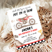Dirt Bike Motorcross Racing Biking Boy Birthday