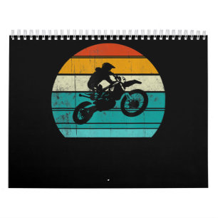 Dirt Bike Motorcycle Gift For Men Calendar