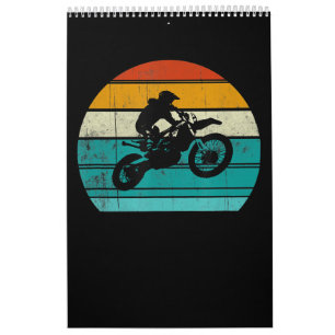 Dirt Bike Motorcycle Gift For Men Calendar