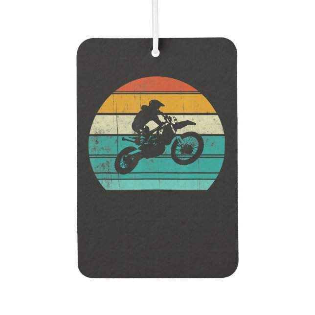 Dirt Bike Motorcycle Gift For Men Car Air Freshener (Front)