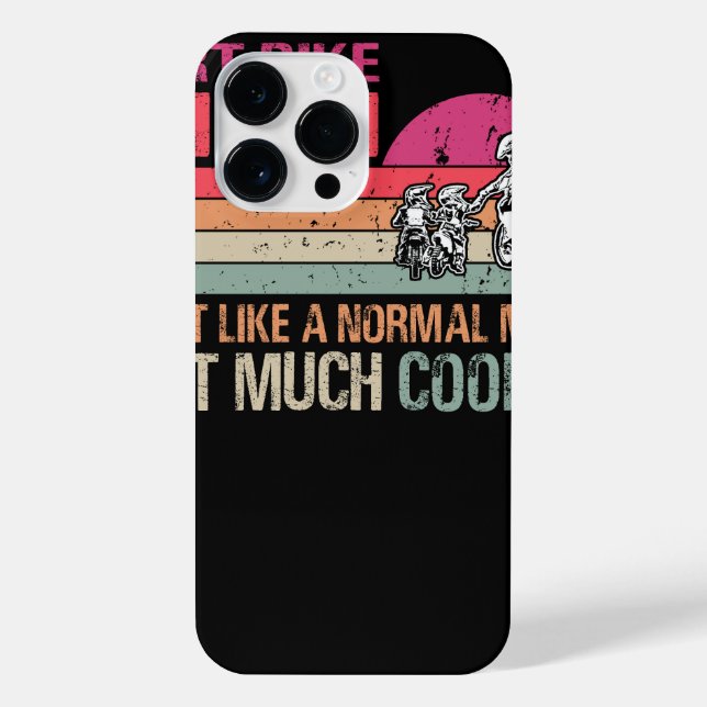 Dirt Bike Mum Motocross Enduro Motorcycle Sport Fa iPhone Case (Back)