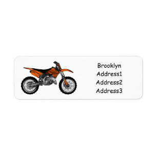 Dirt bike off-road motorcycle / motocross cartoon