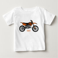 Dirt bike off-road motorcycle / motocross cartoon