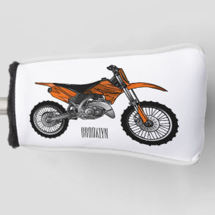 Dirt bike off-road motorcycle / motocross cartoon golf head cover