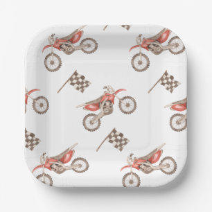 Dirt Bike Party Paper Plates Bike Paper Plates