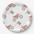 Dirt Bike Party Paper Plates | Bike Paper Plates