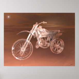 Dirt Bike Posters & Prints | Zazzle UK