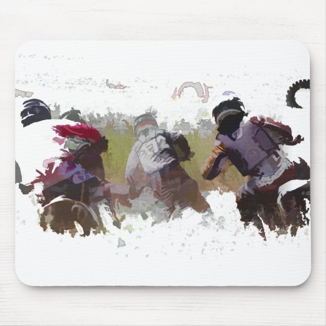Dirt-bike Racers Mouse Mat (Front)