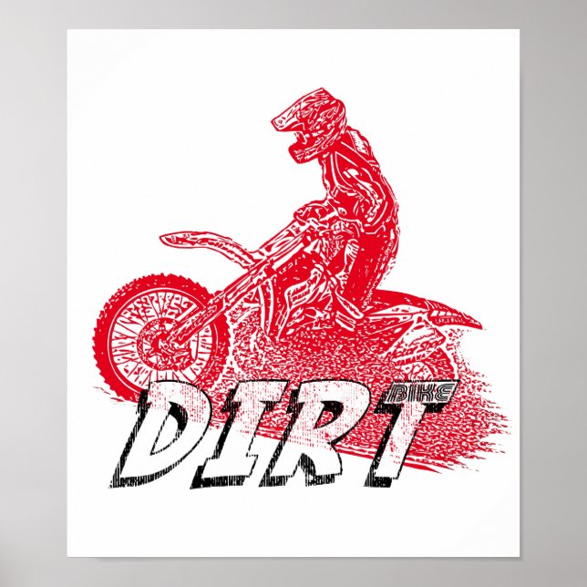 Dirt bike racing poster (Front)