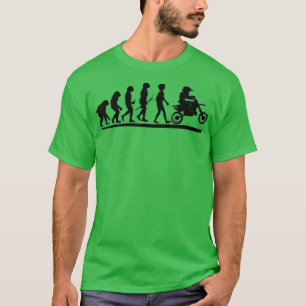 Dirt Bike Rider Biker Heartbeat Motorcycle Riding T-Shirt