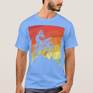 Dirt Bike Rider Biker Motorcycle Retro Vintage Out T-Shirt