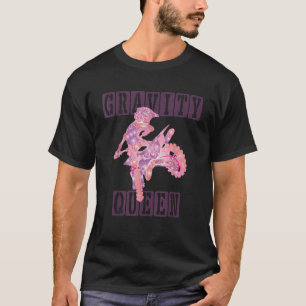Dirt Bike Rider Gravity Check Motocross Gravity Qu T-Shirt