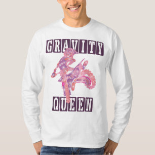 Dirt Bike Rider Gravity Check Motocross Gravity Qu T-Shirt
