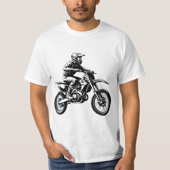 Dirt Bike Rider T-Shirt (Front)