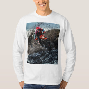 Dirt bike rider throw pillow T-Shirt