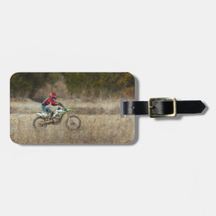 Dirt Bike Riding Luggage Tag