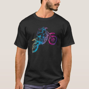 Dirt Bike Riding Motocross Lover Kids Boys T-Shirt