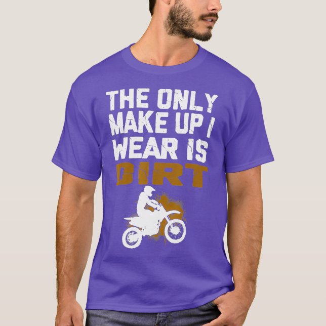 Dirt Bike Riding  MX Motocross Supercross T-Shirt (Front)