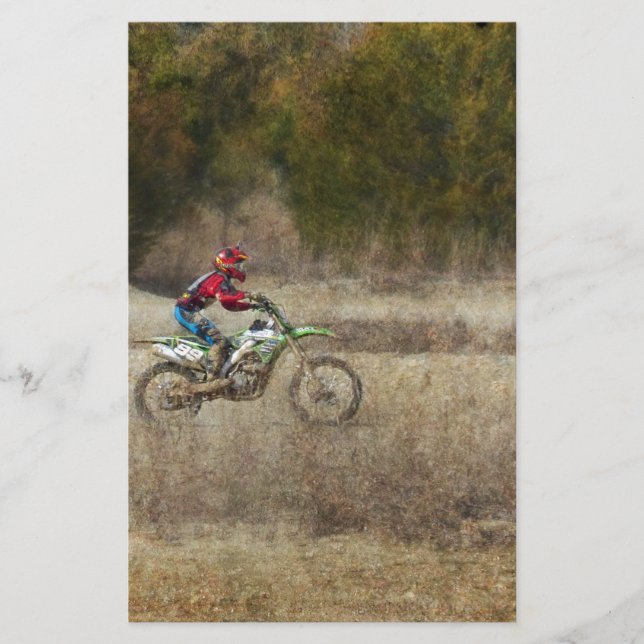 Dirt Bike Riding Stationery (Front)