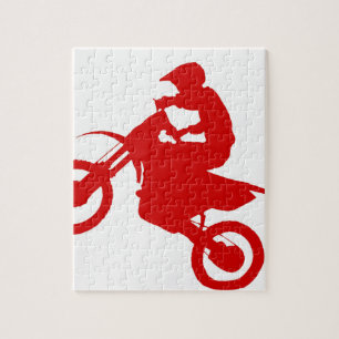 DIRT BIKE (scarlet) Jigsaw Puzzle