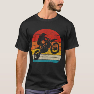 Dirt Bike Vintage Motocross MX Enduro Motorcycle B T-Shirt