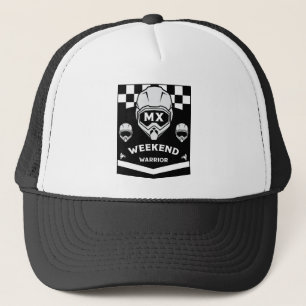 Dirt Bike Weekend Warrior Motocross Rider Trucker Hat