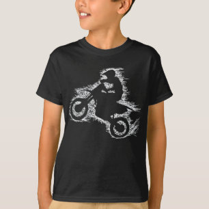 DIRT BIKE ( white scribble ) T-Shirt
