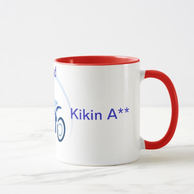 Dirt Biker Vector Biking Mug (Right)