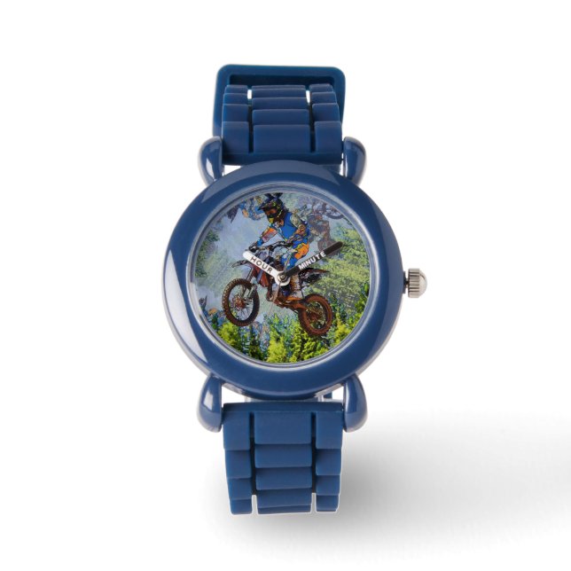 Dirt-Biking Fools- Motocross Racers  Watch (Front)