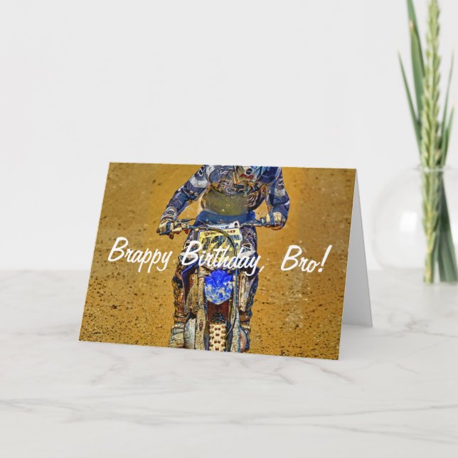 Dirt-Biking Moto-X Champ Designer #Gift Card (Front)