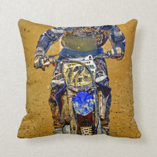 Dirt-Biking Moto-X Champ Designer #Gift Cushion