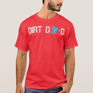 Dirt Dad Quad Bike Rider Father Dad Father's Day  T-Shirt