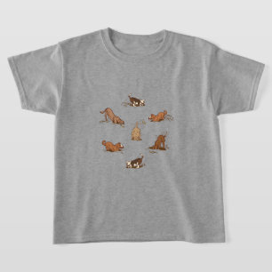 Dirt Digging Dogs - on a beach vacation. T-Shirt