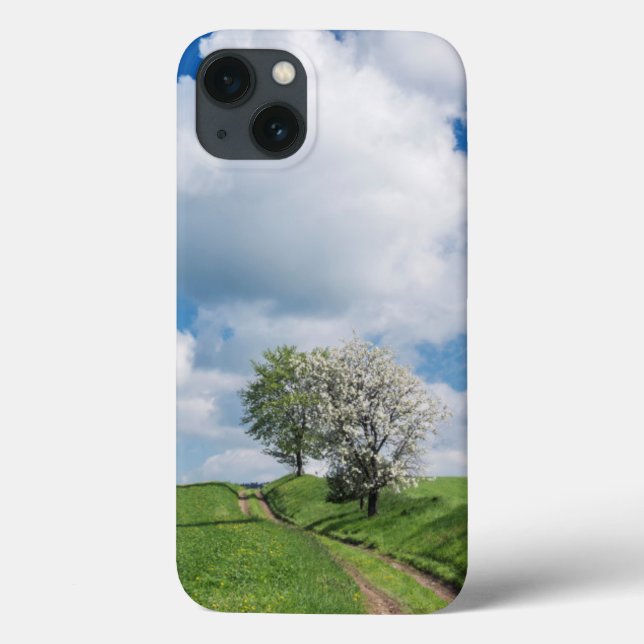 Dirt Road and Apple Trees Case-Mate iPhone Case (Back)