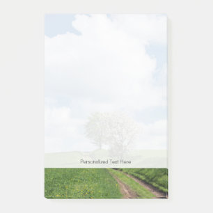 Dirt Road and Apple Trees Post-it Notes