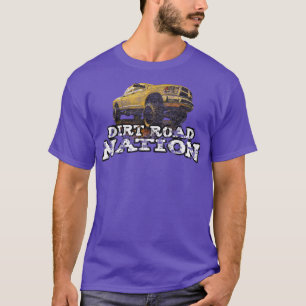Dirt Road Nation Redneck Lifted Truck Distressed S T-Shirt