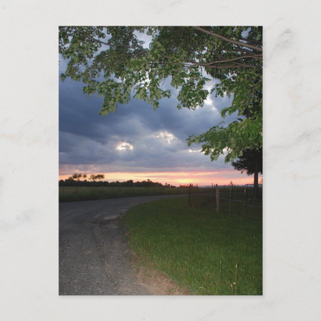 Dirt Road Postcard (Front)