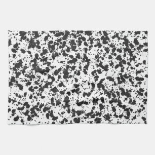 Dirt splash texture background or Abstract spatter Tea Towel