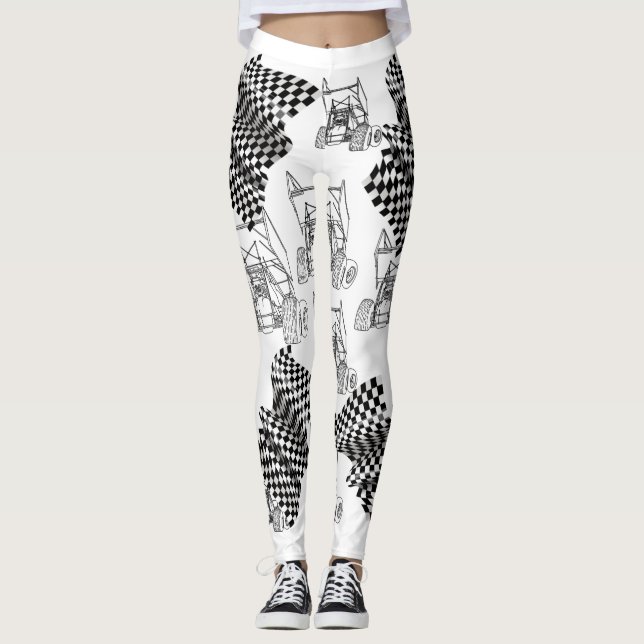 Dirt sprint car leggings 1 (Front)