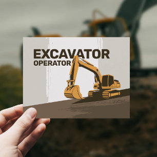 Dirt Texture - Excavator Operator Postcard
