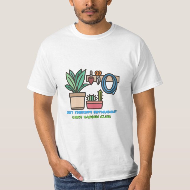 Dirt Therapy Enthusiast - Men's T-shirt (Front)