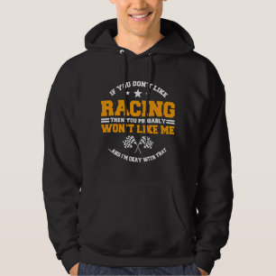 Dirt Track Racing Automobile MX Motocross Race Car Hoodie