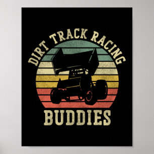 Dirt Track Racing Dirt Track Racing Buddies Sprint Poster