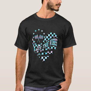 Dirt-Track Racing Race Day Heart Apparel T-Shirt