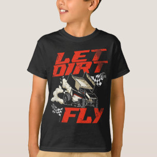 Dirt Track Racing Race Sprint Car T-Shirt