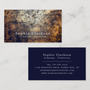 Dirt Wood Effect, Rustic Business Card