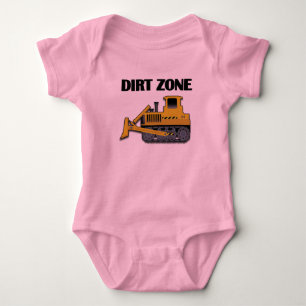 Dirt Zone (Bulldozer) - Baby Jersey Bodysuit Bodysuit