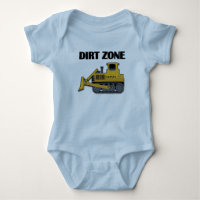 Dirt Zone (Bulldozer) - Baby Jersey Bodysuit