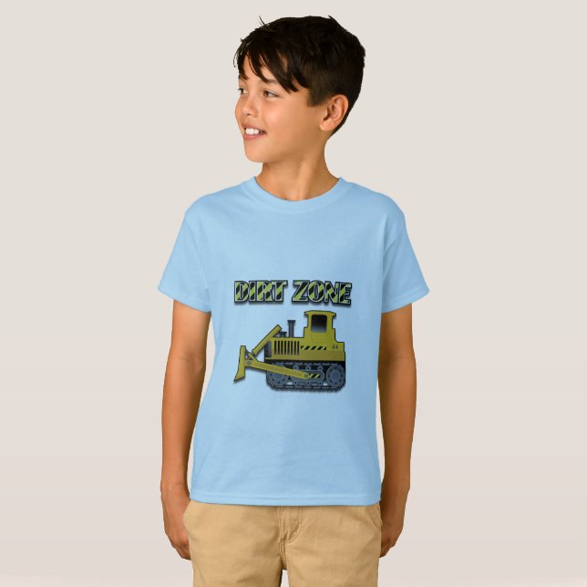 Dirt Zone (Bulldozer) - Kids' Basic T-Shirt (Front Full)