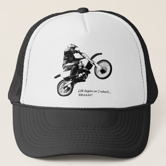 Dirtbike Trucker Hat (Front)